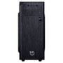 Hiditec KLYP CHA010017 Caja Semitorre ATX Negra con Fuente de Alimentación 500W Incluida, USB 3.0, Gestión de Cableado, para Gráficas hasta 360mm